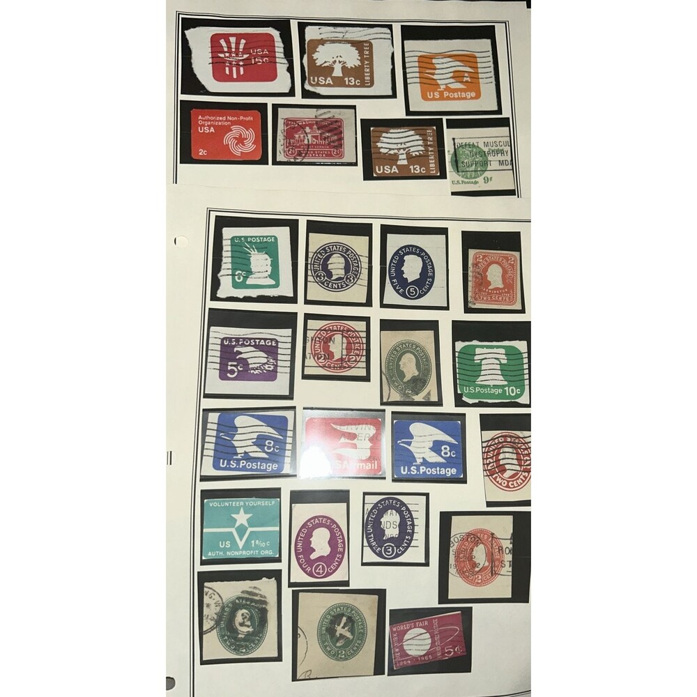AIRMAIL CUT SQUARES Stamp Used 2c 3c 4c 5c 8c 10c 13c US Scott Stamps